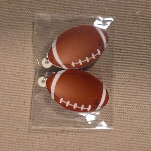 Football Shaped Earrings